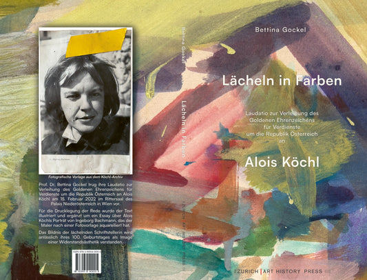 Bettina Gockel, Lächeln in Farben – vollständiger Umschlag mit Rückseitentext