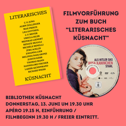 Filmvorführung von „Als Hitler das rosa Kaninchen stahl“ – In Küsnacht im Exil