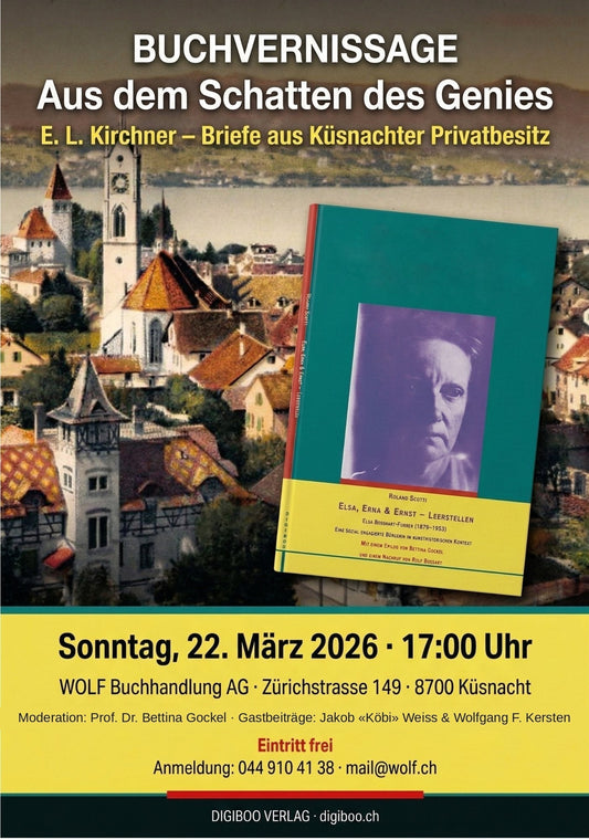 Buchvernissage zu Ernst Ludwig Kirchner und Küsnacht in der Buchhandlung Wolf