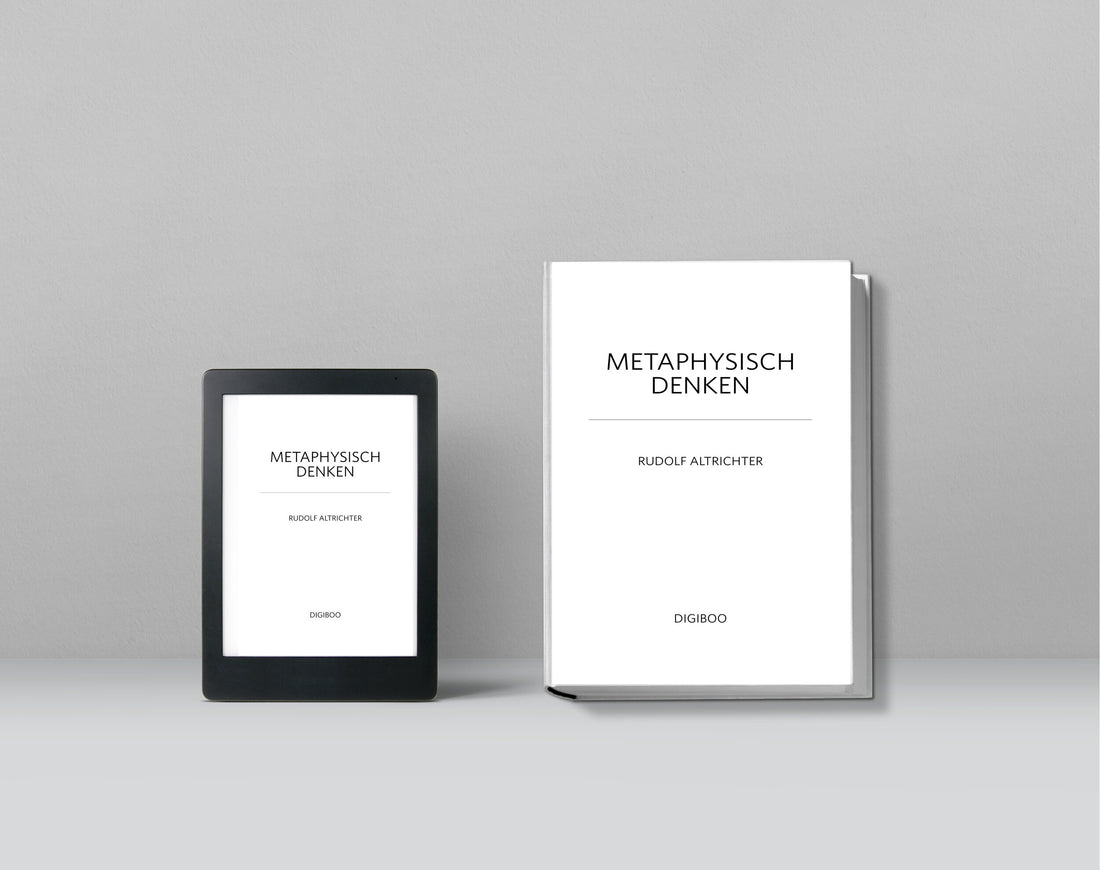 Rudolf Altrichter "Metaphysisch denken": Buchankündigung
