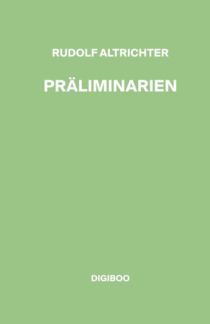 Präliminarien