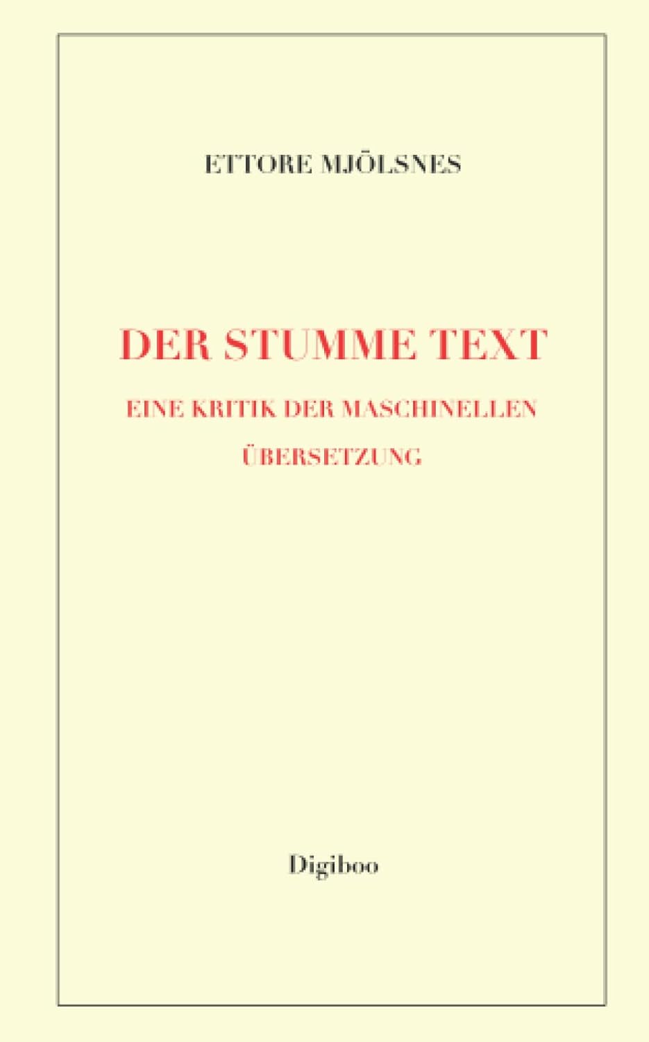 Der stumme Text