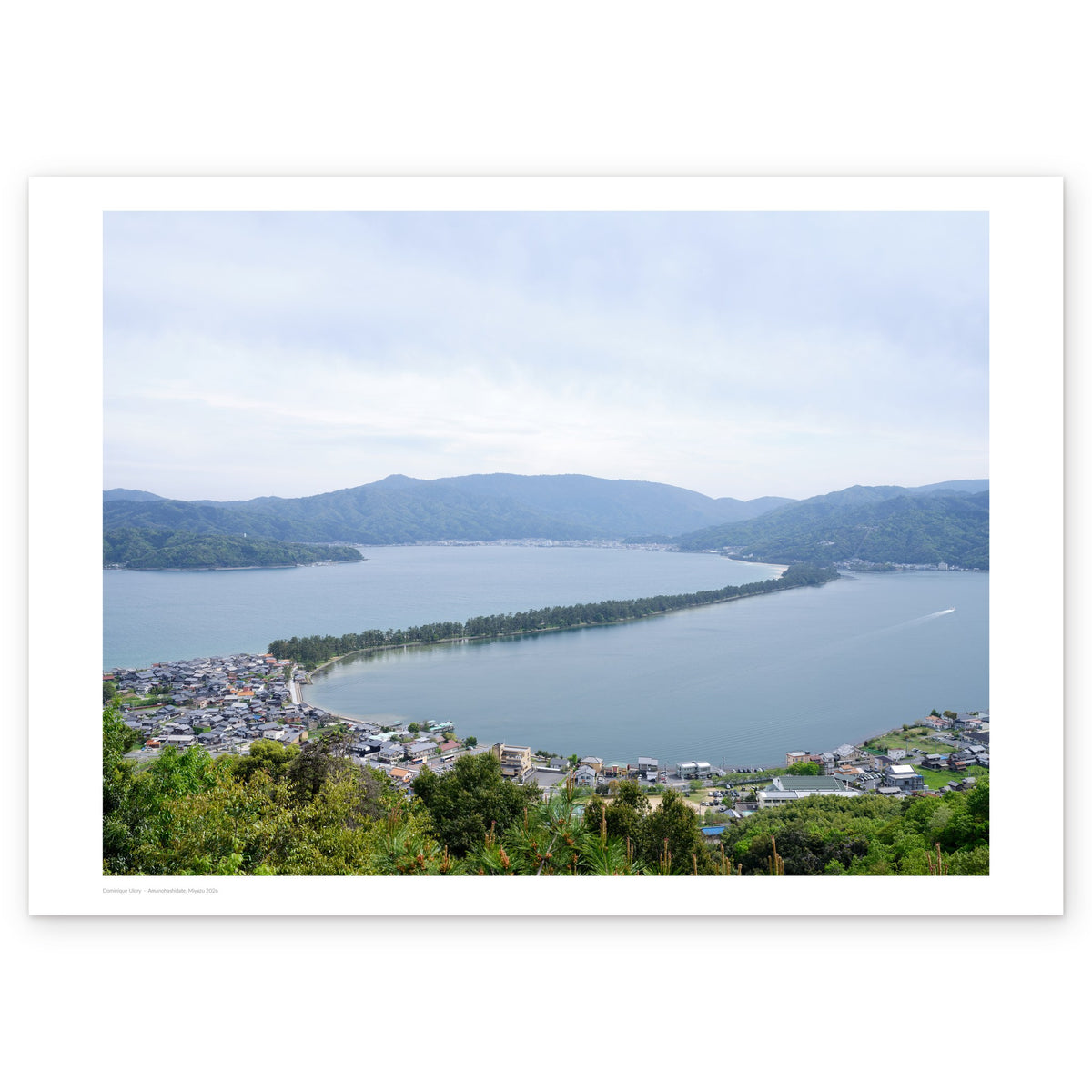 Cliché-Druck nach Dominique Uldry, Amanohashidate, Miyazu 2026