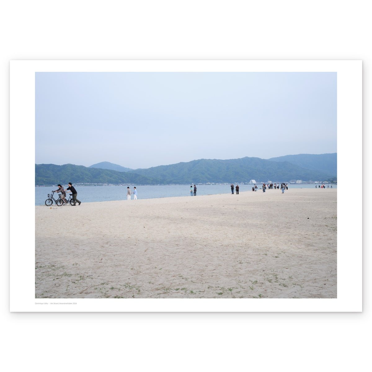 Cliché-Druck nach Dominique Uldry, Am Strand, Amanohashidate 2026