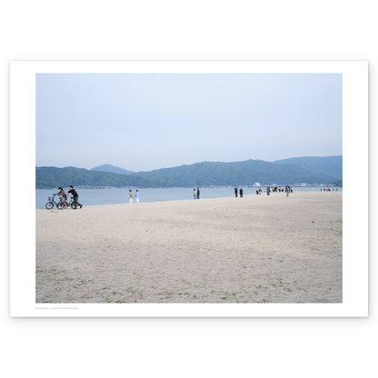 Cliché-Druck nach Dominique Uldry, Am Strand, Amanohashidate 2026