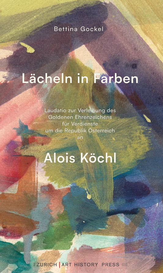 Bettina Gockel, Lächeln in Farben – Umschlag-Vorderseite mit Aquarell von Alois Köchl